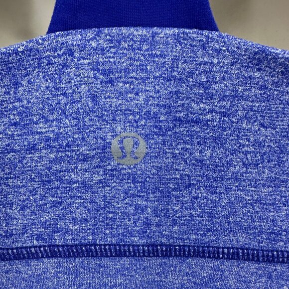 Lululemon Womens Blue Racerback Striped Halter Tank Top Athletic Yoga Size XS - Picture 6 of 7